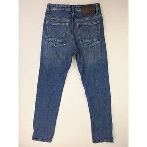 G Star Raw Size 30x34 Mens Triple A Regular Straight Button Fly Blue Denim Jeans